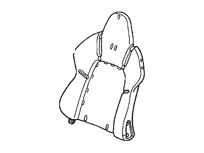 Honda 81522-S2A-J11 Pad & Frame, L. FR. Seat-Back