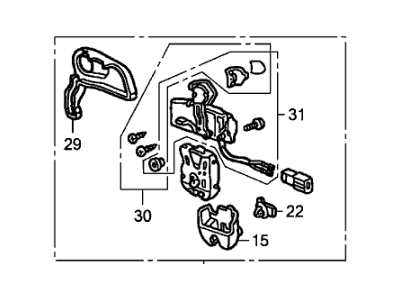 Honda 74851-S2A-A01