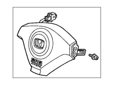 Honda 77810-S2A-A90ZA Module Assembly, Driver (Graphite Black)