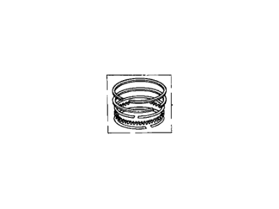 Honda S2000 Piston Rings - 13021-PCX-004