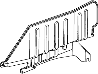 Honda 57255-S2A-020 Plate, Baffle