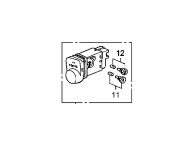 Honda 36775-S2A-A01 Switch Assembly, Automatic Cruise Main