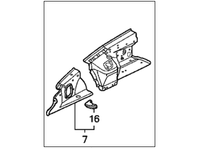 Honda 60610-S2A-A02ZZ Wheelhouse, R. FR.