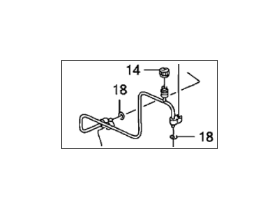 Honda 80331-S2A-003 Pipe, Condenser