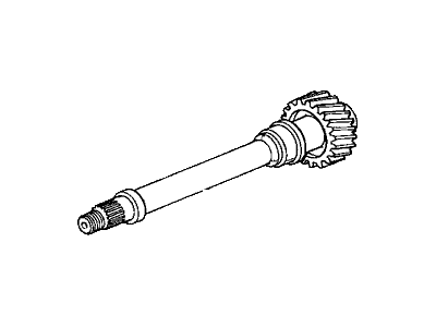 Honda 23230-PCY-000 Shaft, Secondary