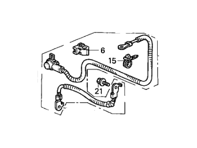 Honda 32410-S2A-A00 Cable Assembly, Starter