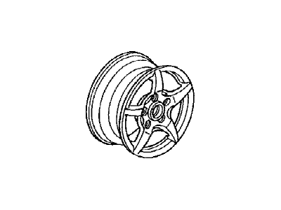 Honda 44700-S2A-A02 Disk, Front Aluminum Wheel (16X6 1/2Jj) (Enkei)