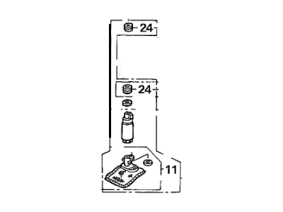 2008 Honda S2000 Fuel Pump - 17040-S2A-A50