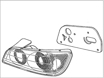 Honda 33551-S2A-A02 Lamp Unit, L. Tail