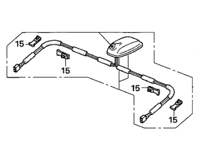 Honda Accord Hybrid Antenna Base - 39152-SDR-A01ZB