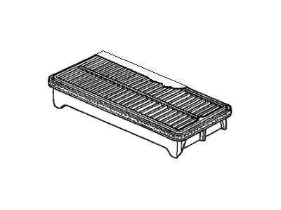 Honda 17220-RCJ-A00 Element Assembly, Air Cleaner