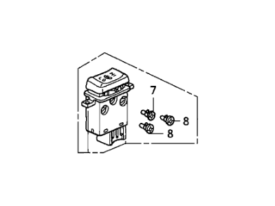 Honda 35600-SDA-A01 Switch Assembly, Passenger Side Heated Seat