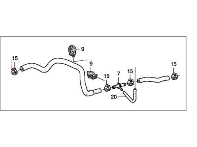 Honda 46402-SDR-A01 Tube Assy., Master Power