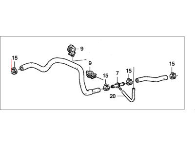 Honda 46402-SDR-A04 Tube Assy., Master Power