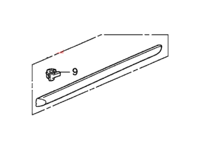 2005 Honda Accord Hybrid Door Moldings - 75303-SDA-A11ZM