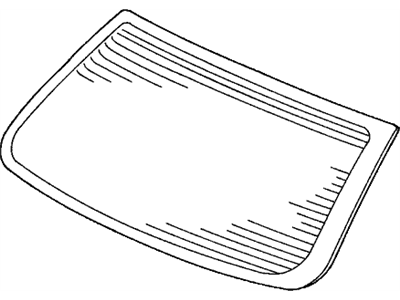 Honda 73211-SDR-A31 Glass Set, RR. Windshield