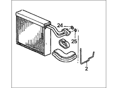 Honda 80211-SDA-A01 Evaporator