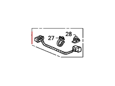 Honda 81607-SDA-L70 Sub-Wire, SPS