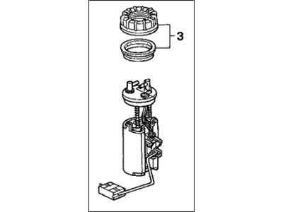 Honda 17045-SDR-A00 Module Assembly, Fuel Pump (Yachiyo)