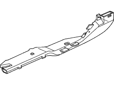 Honda 83381-SDA-A00 Duct, L. RR. Heater