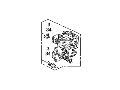 Honda 72652-SDA-A01 Lock Assembly, Left Rear Door