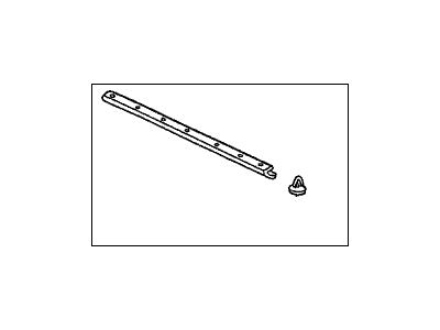 Honda 74121-SDA-A00 Rubber, Hood Seal