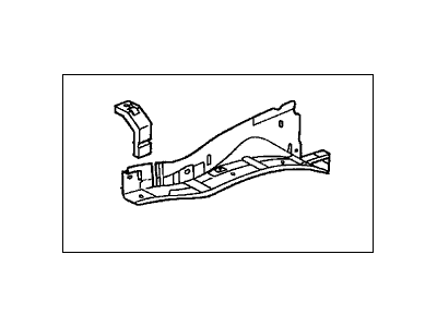 Honda 04695-SDA-A00ZZ Extension Set, L. FR. Wheelhouse (Upper)