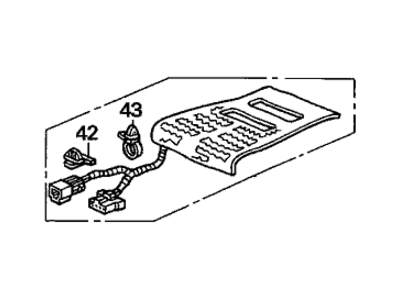 Honda 81534-SDA-A05 Heater, Left Front Seat Cushion