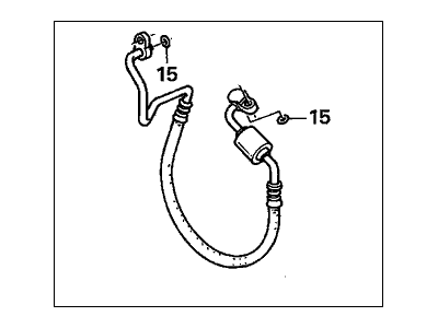 Honda 80315-SDR-A02 Hose, Discharge