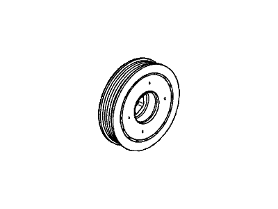 2006 Honda Accord Hybrid Harmonic Balancer - 13810-RCJ-A01