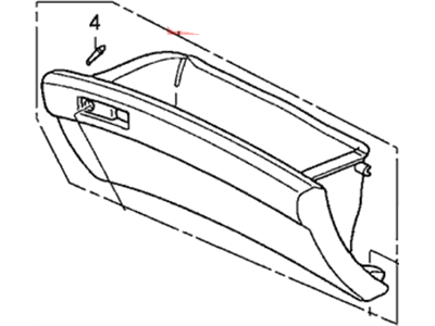 Honda Accord Hybrid Glove Box - 77500-SDC-D01ZC