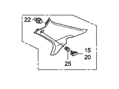 Honda 84131-SDB-A03ZA