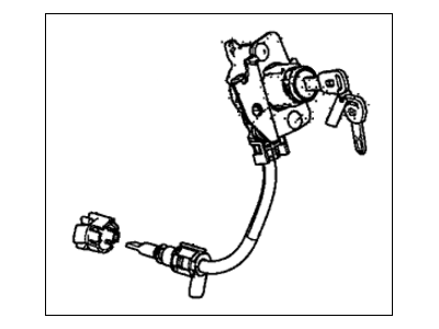 Honda 72185-SZT-A01 Cylinder, Driver Side Door