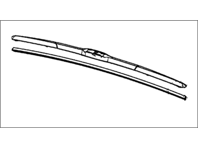 Honda 76620-SZT-G01 Blade, Windshield Wiper (650MM)