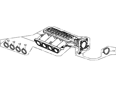 Honda 17010-RTW-000 Chamber Assembly, Intake Manifold