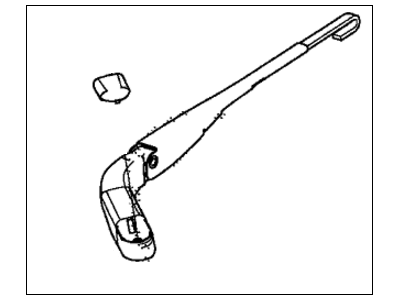 Honda 76720-SZT-G01 Arm, Rear Wiper