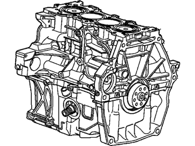 2012 Honda CR-Z Engine Block - 10002-RTW-A00