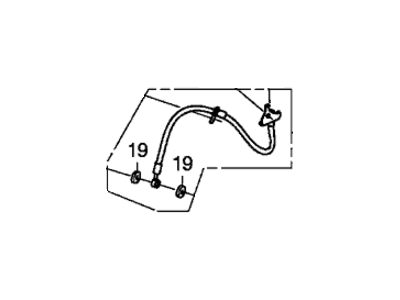 2015 Honda CR-Z Brake Line - 01464-SZT-G01