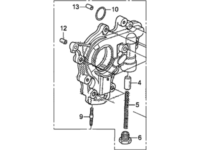 2013 Honda CR-Z Oil Pump - 15100-RB0-003