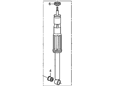 Honda 52610-SZT-A11 Damper Assembly, Rear