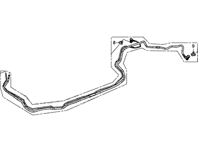 Honda 16050-SZT-L01 Pipe Assembly, Fuel