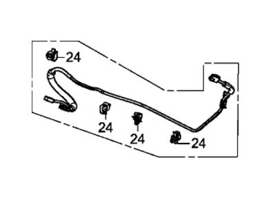 2012 Honda CR-Z Antenna Cable - 39156-SZT-G01