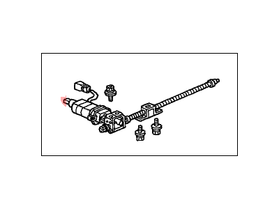 Honda 81514-SX0-003 Motor Assembly, Driver Side Slide