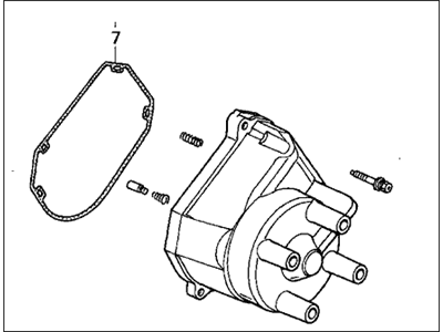 Honda 30102-PAA-A01 Cap Assembly