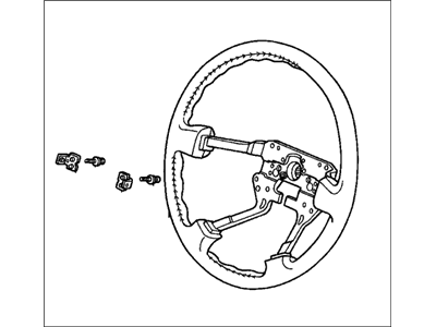 2002 Honda Accord Steering Wheel - 78501-S87-A61ZB