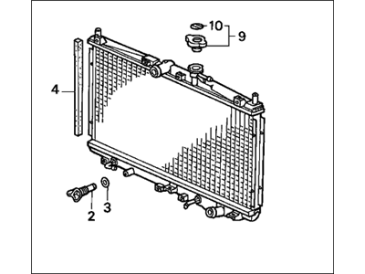 2001 Honda Accord Radiator - 19010-PAA-Y52