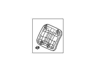 Honda 81528-S84-A22ZD Cover, L. FR. Seat-Back *B95L* (LAPIS)