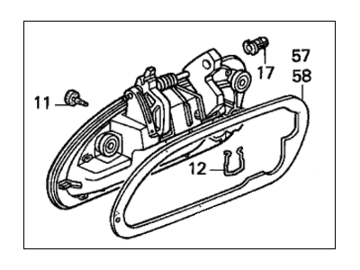 Honda 72180-S84-A01ZA