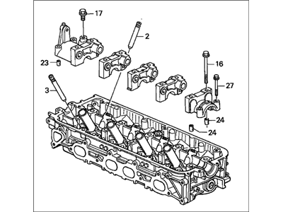 1998 Honda Odyssey Cylinder Head - 12100-PAA-A00