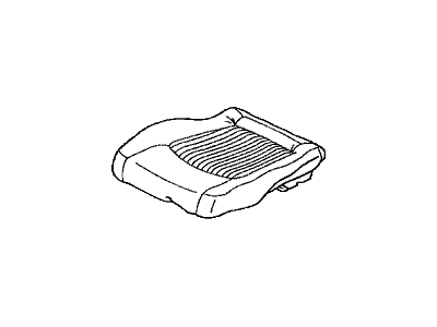 Honda 81531-S84-A26ZA Cover, Left Front Seat Cushion Trim (Lapis) (Tachi-S)